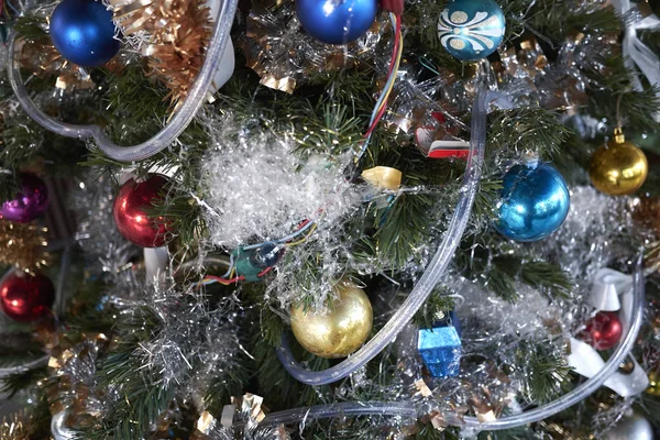 Milan Italy December 2017 Christmas Tree — Stock Photo, Image