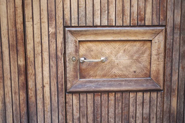 Mediolan Włochy Grudnia 2017 Drzwi Drewniane — Zdjęcie stockowe