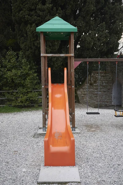 Asolo Italien März 2018 Kinderspielplatz — Stockfoto