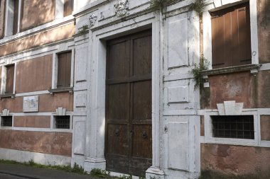 Treviso, İtalya - 29 Mayıs 2018: Palazzo Scotti'nin görünümü