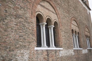 Treviso, İtalya - 29 Mayıs 2018: Palazzo dei Trecento görünümü