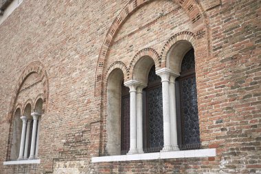 Treviso, İtalya - 29 Mayıs 2018: Palazzo dei Trecento görünümü