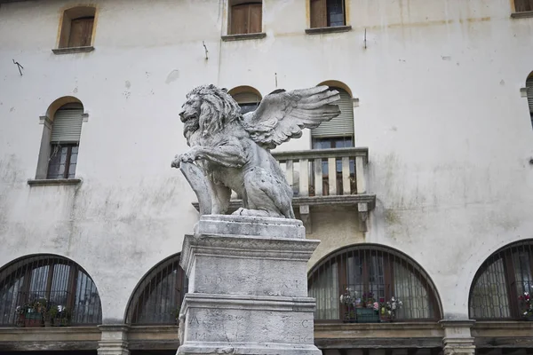 Asolo Italia Marzo 2018 Veduta Della Fontana Maggiore — Foto Stock