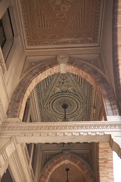 Treviso Italy May 2018 Decorated Ceiling Treviso — Stock Photo, Image