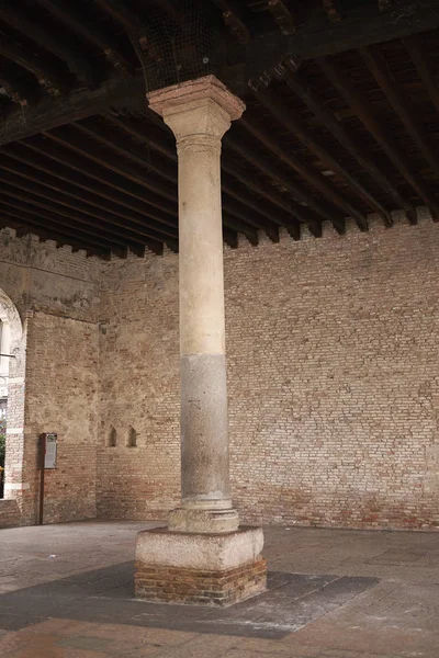 Treviso Italia Mayo 2018 Vista Loggia Dei Cavalieri — Foto de Stock