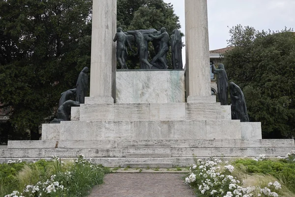 Treviso Itália Maio 2018 Vista Monumento Caduti Gloria — Fotografia de Stock