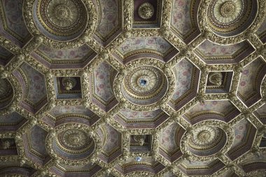 Venedik, İtalya - 12 Temmuz 2017 : Palazzo Grassi'de Tavan