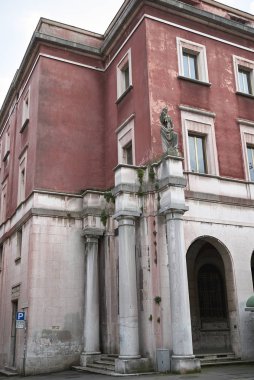 Vicenza, İtalya - 26 Mayıs 2018: Poste ve telegrafi binası