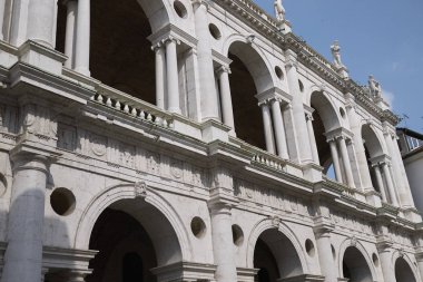 Vicenza, İtalya - 26 Mayıs 2018 : Palladiana Bazilikası Görünümü