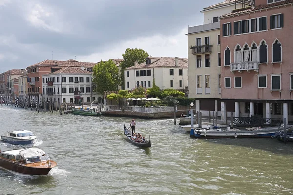 Venecia Italia Julio 2017 Vista Del Canal Grande Desde Puente — Foto de Stock