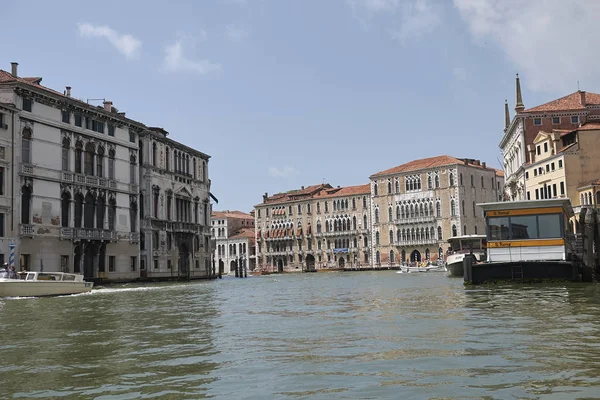 Venecia Italia Julio 2017 Vista Del Canal Grande Desde Estación — Foto de Stock