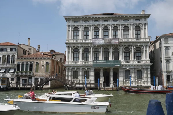 Venedig Italien Juli 2017 Blick Auf Rezzonico Vom Palazzo Grassi — Stockfoto