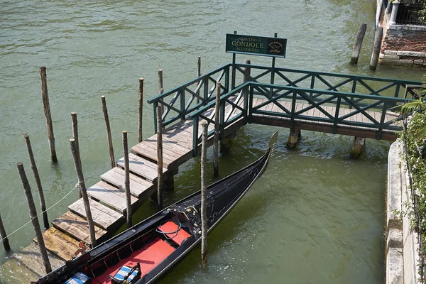 Venetië Italië Juli 2017 Uitzicht Een Gondel — Stockfoto