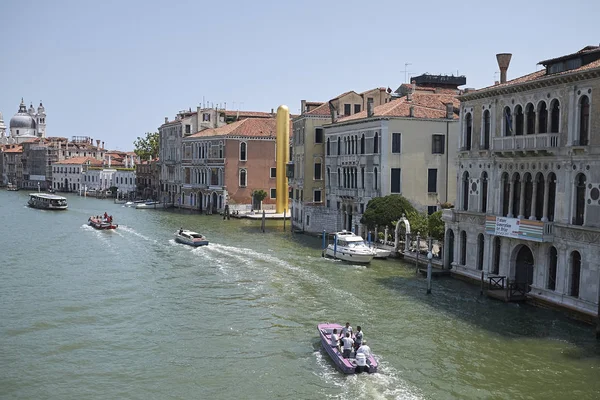 Venecia Italia Julio 2017 Vista Del Canal Grande Desde Puente — Foto de Stock