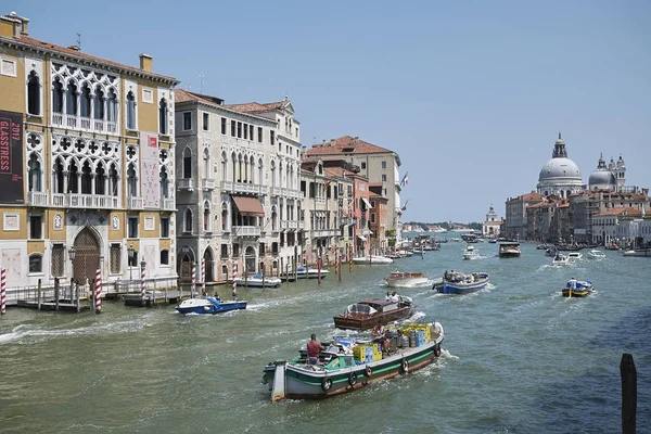 Venecia Italia Julio 2017 Vista Del Canal Grande Desde Puente — Foto de Stock