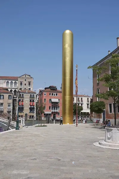 Venice Italy July 2017 View Golden Tower James Lee Byars — Stock Photo, Image
