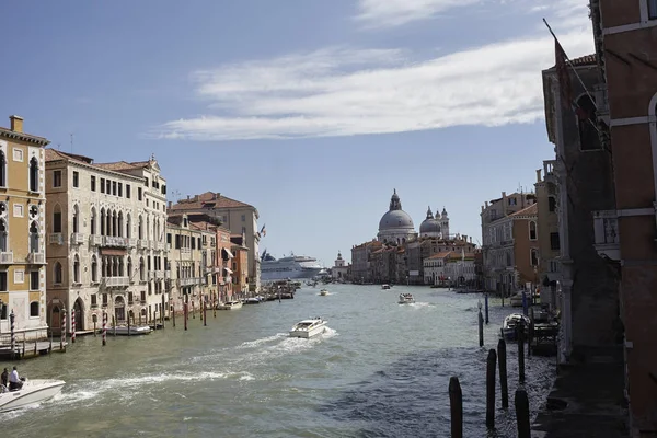 Venezia Italia Septiembre 2015 Vista Del Canal Grande Desde Puente — Foto de Stock