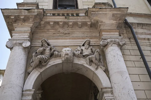 Vicenza Itália Maio 2018 Vista Basílica Palladiana — Fotografia de Stock