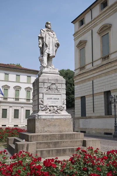 Vicenza Italien Maj 2018 Giuseppe Garibaldi Staty — Stockfoto