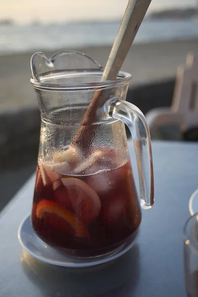 Bebida Sangria Como Aperitivo — Fotografia de Stock