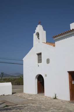 İbiza, İspanya - 31 Ağustos 2019: San Francesc Kilisesi