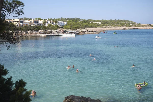 Ibiza España Septiembre 2019 Vista Playa Port Torrent — Foto de Stock