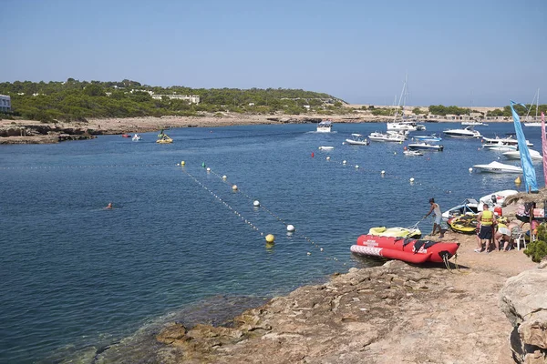 Ibiza España Septiembre 2019 Vista Playa Port Torrent — Foto de Stock