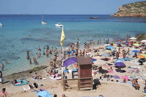 Ibiza España Septiembre 2019 Vista Platges Comte — Foto de Stock