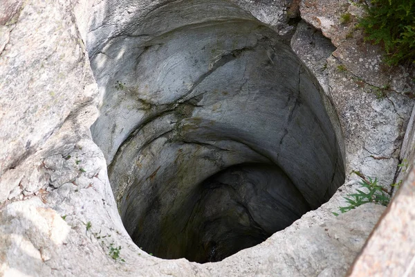 Cavaglia Schweiz Juli 2020 Blick Auf Giganten Töpfe Garten Des — Stockfoto