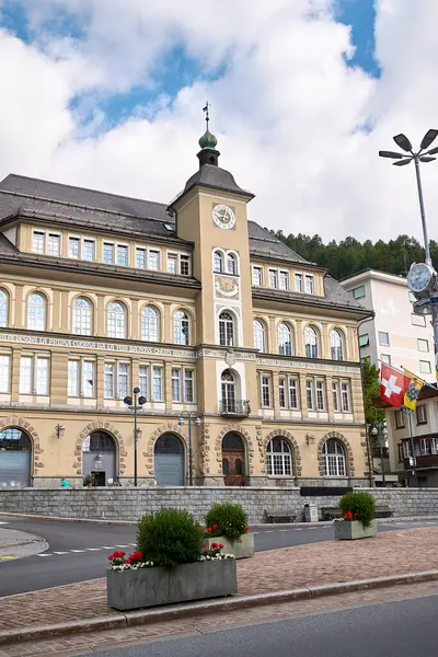 Saint Moritz Suisse Juillet 2020 Vue Mairie Saint Moritz — Photo