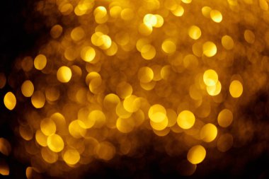 abstract background with blurred golden glowing decor clipart
