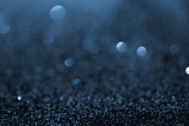 bokeh arka plan üzerinde ile Soyut Mavi glitter