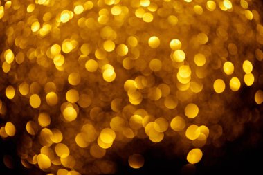 abstract shiny gold bokeh background clipart