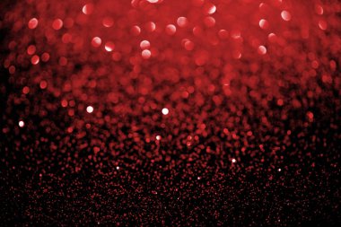 Kırmızı glitter doku, tatil arka plan bulanık