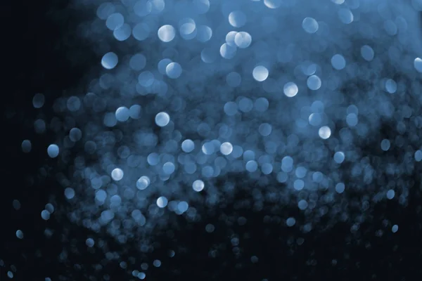 Abstract Background Blurred Glowing Blue Glitter — Stock Photo, Image