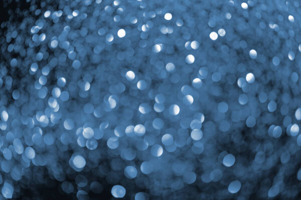 abstract dark blue glitter texture with copy space