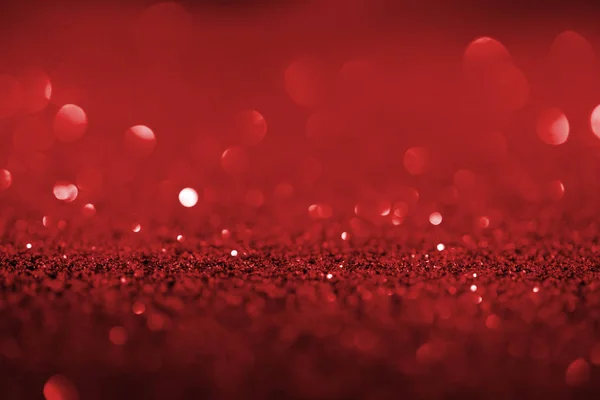 Abstract Background Red Glitter Bokeh — Stock Photo, Image