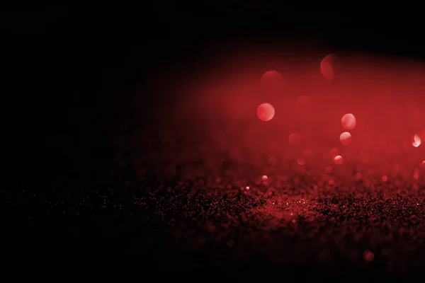 Blurred Red Glitter Dark Background — Stock Photo, Image