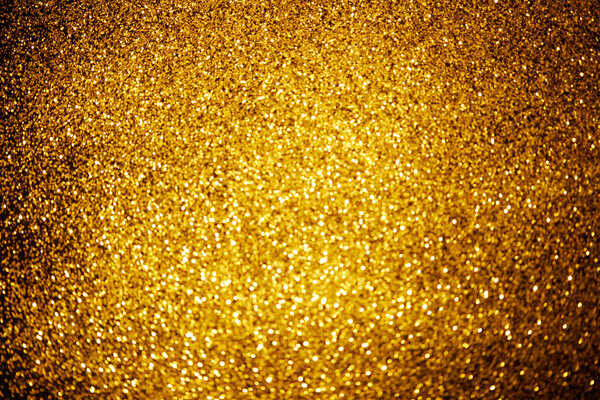 abstract background with shiny gold glitter decor