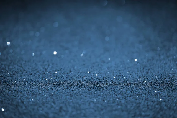 Abstract Blue Glitter Blurred Background — Stock Photo, Image