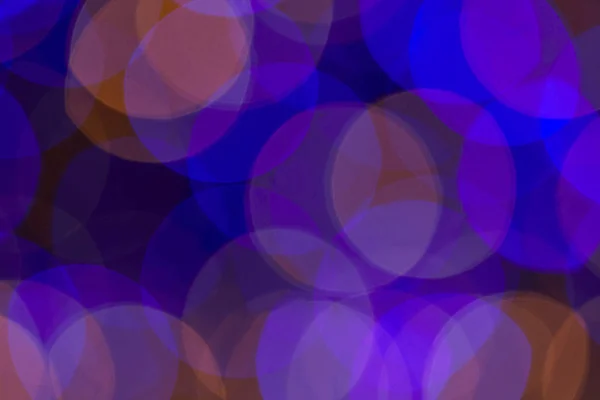 Trendy Violet Blue Bokeh Christmas Background — Stock Photo, Image