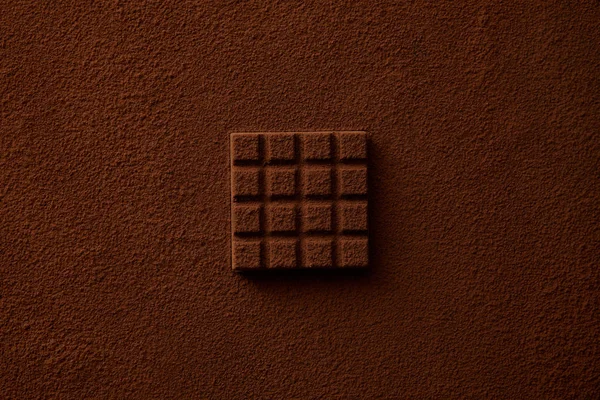 Вид Зверху Солодкого Гастрономічного Шоколаду Какао Порошку — стокове фото