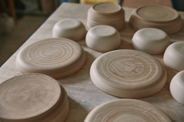 tabak çanak Atölyesi masada görünümünü kapat