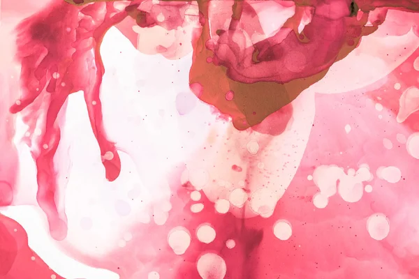 แดงและส าตาลและจ ดของหม กแอลกอฮอล นหล งนามธรรม — ภาพถ่ายสต็อก