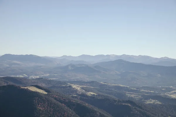 Scenic Green Mountains Landscape Carpathians Ukraine — Stock Photo, Image