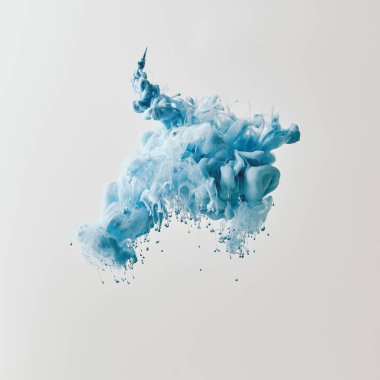 abstract texture with blue paint splash clipart