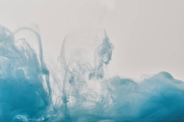 mavi boya swirls ile soyut tasarım