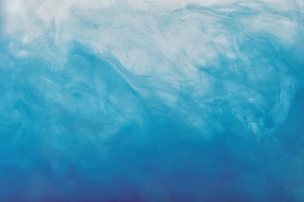 Texture Artistica Con Vernice Miscelante Blu — Foto Stock