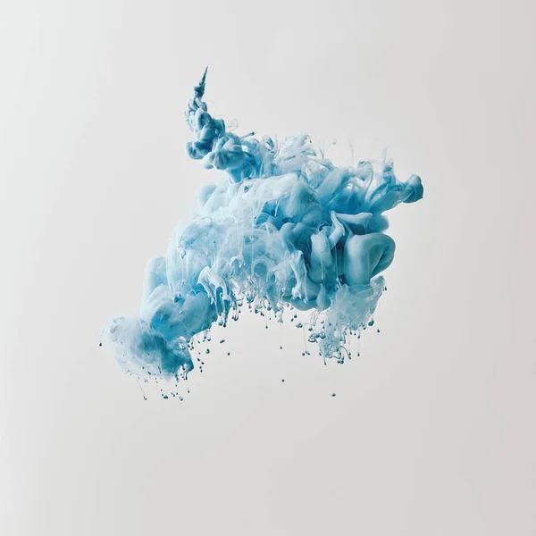 Textura Abstrata Com Respingo Tinta Azul — Fotografia de Stock