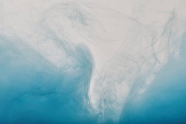 Boya mavi swirls ile soyut tasarım